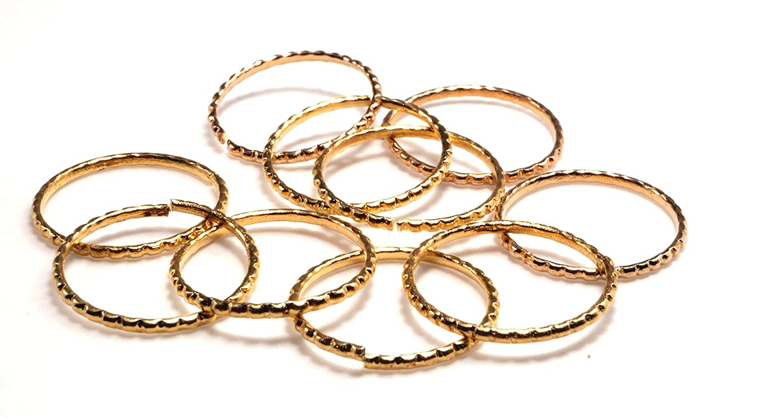 Daily Use Metal Alloy (Panchaloha) Dot Pattern Toe Ring for Women